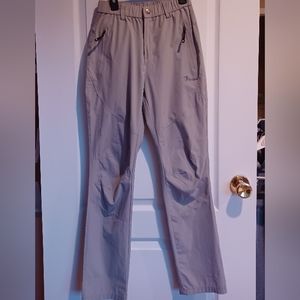TRR OUTDOOR/SPORTS LIGHTWEIGHT LIGHT GRAY HIKING TRAVEL PANTS WOMENS SIZE XS